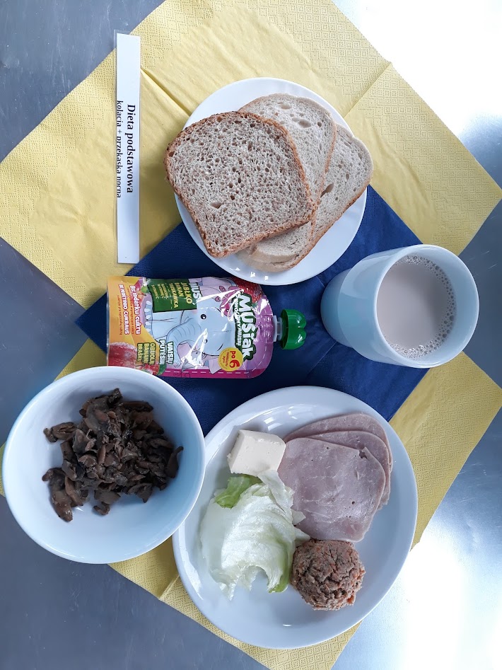 Kolacja + przekąska dieta podstawowa