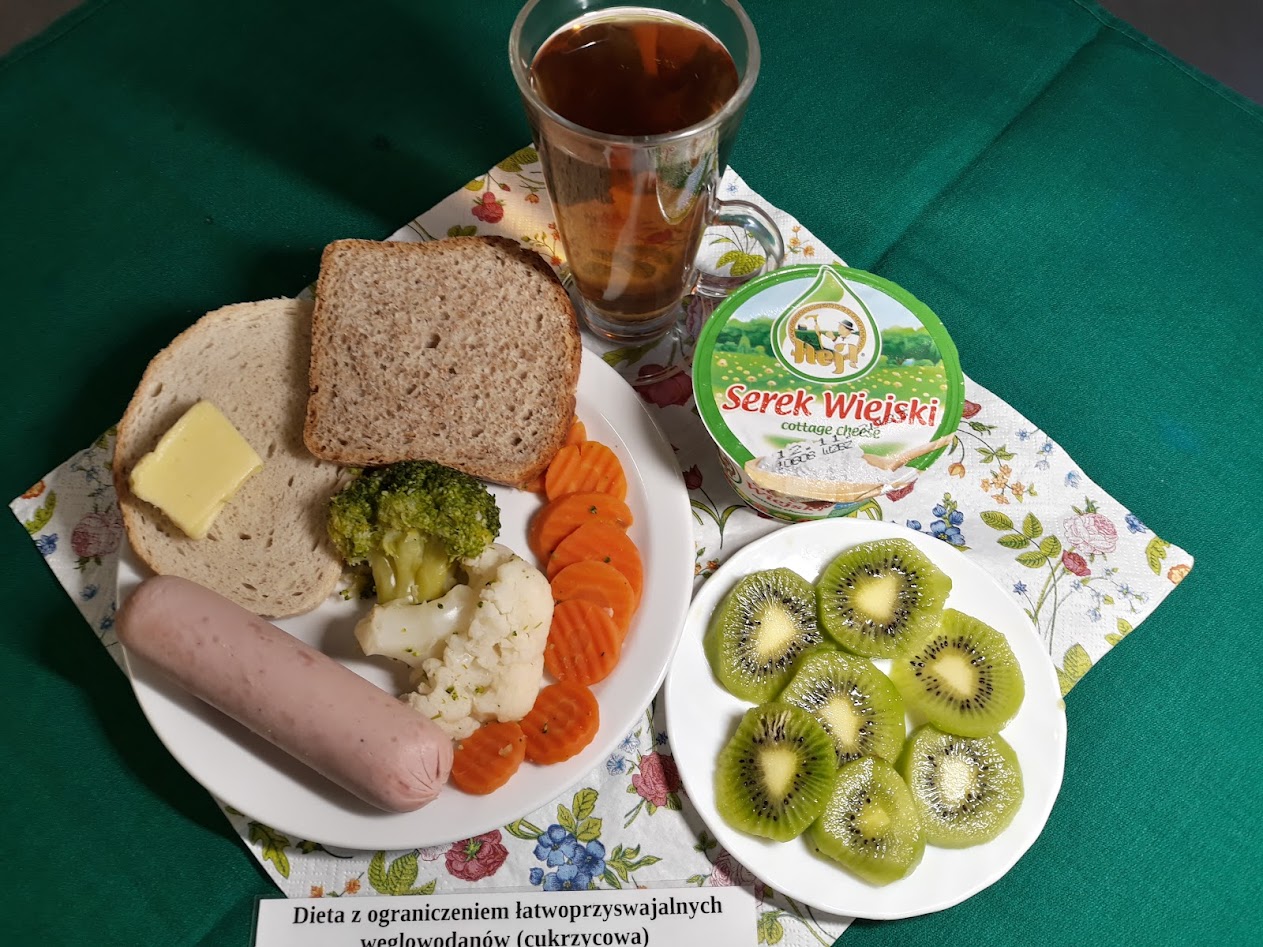 Kolacja + przekąska dieta cukrzycowa