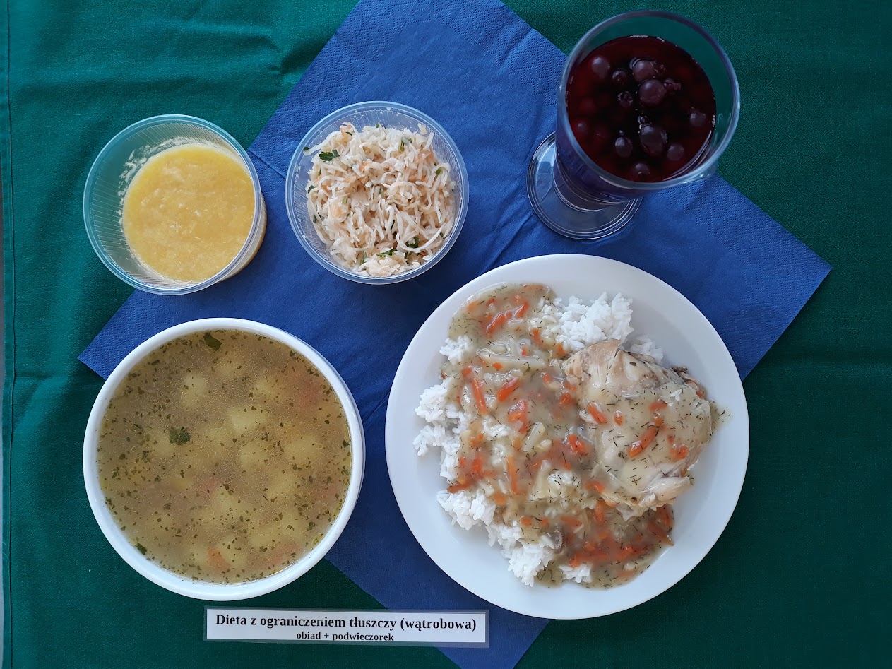 Obiad dieta wątrobowa