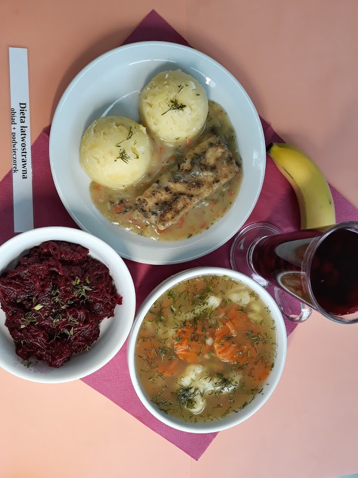 Obiad dieta łatwostrawna