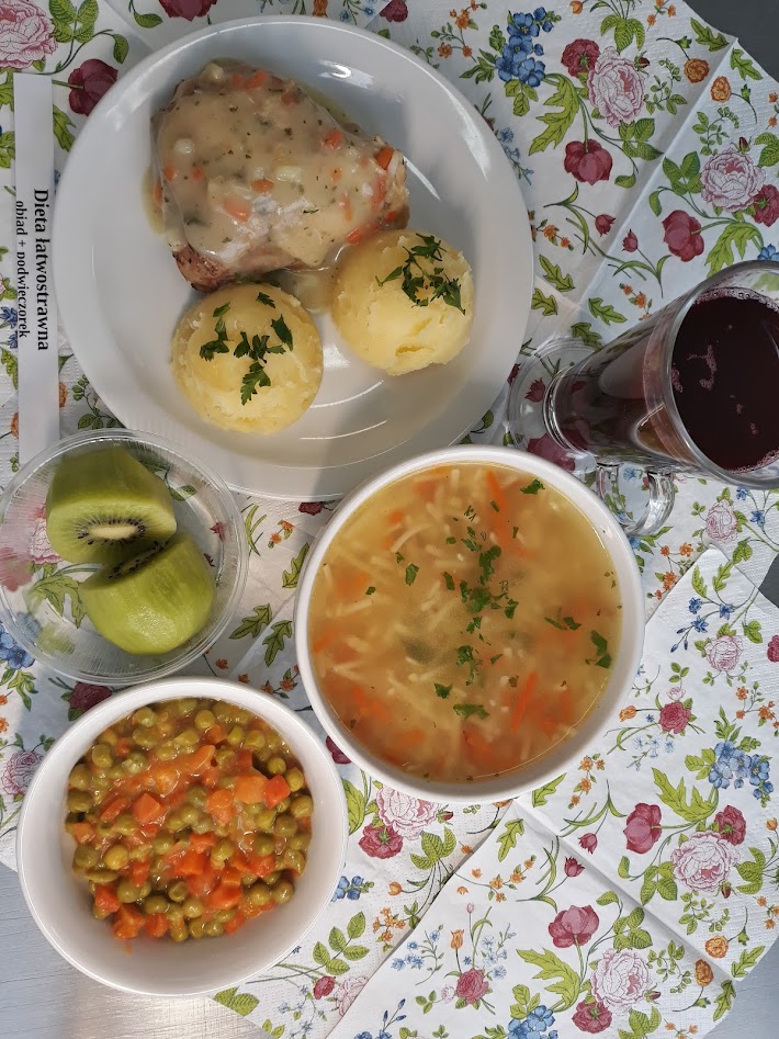Obiad dieta łatwostrawna