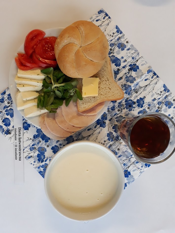 Śniadanie dieta łatwostrawna