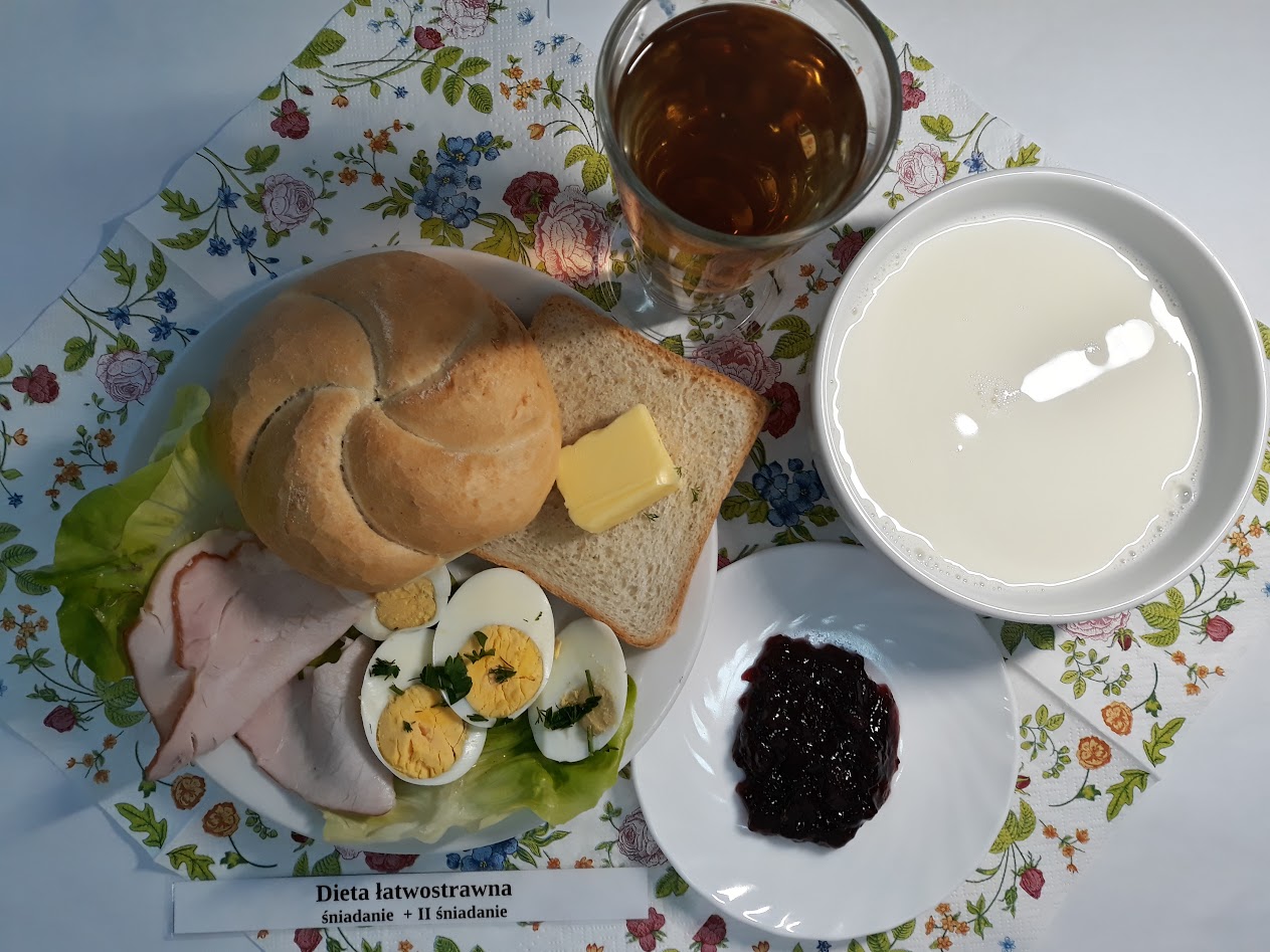 Śniadanie dieta łatwostrawna