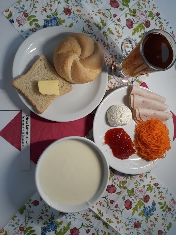 Śniadanie dieta łatwostrawna