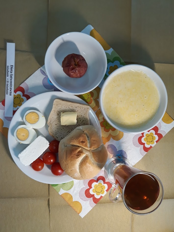 Śniadanie dieta łatwostrawna