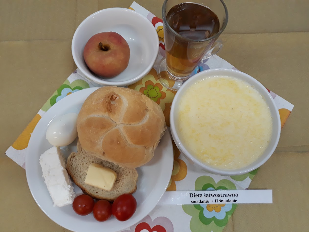 Śniadanie dieta łatwostrawna