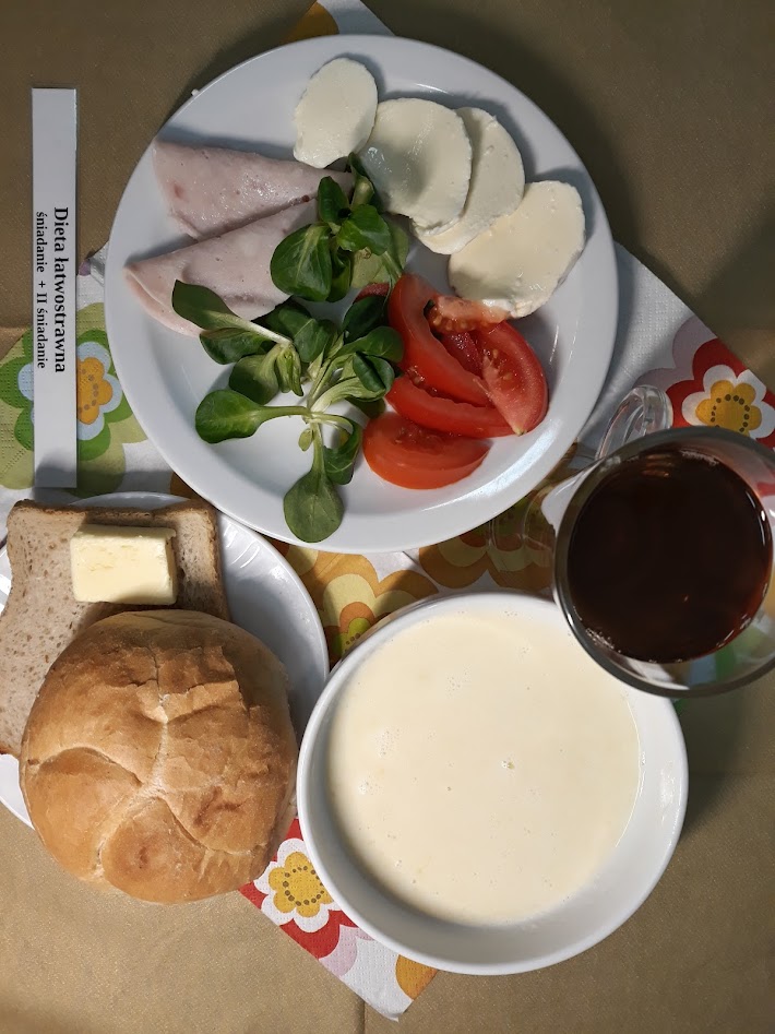 Śniadanie dieta łatwostrawna