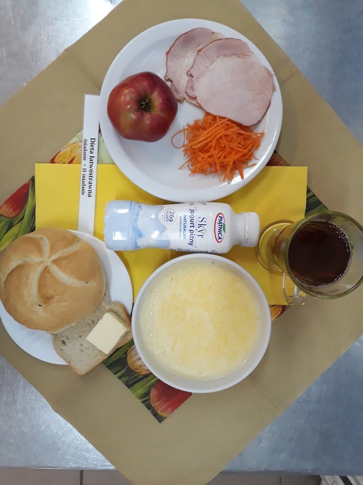 Śniadanie dieta łatwostrawna