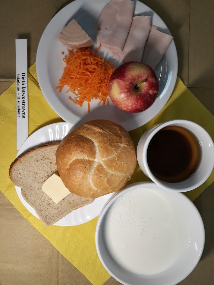 Śniadanie dieta łatwostrawna