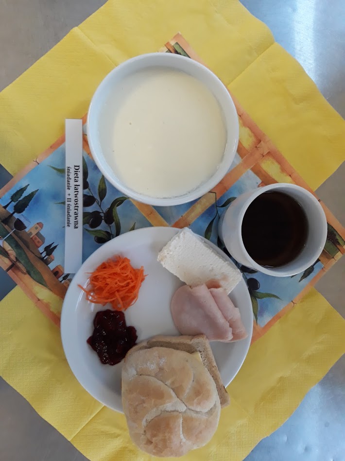 Śniadanie dieta łatwostrawna