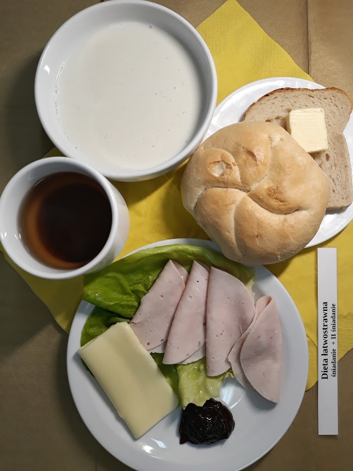 Śniadanie dieta łatwostrawna