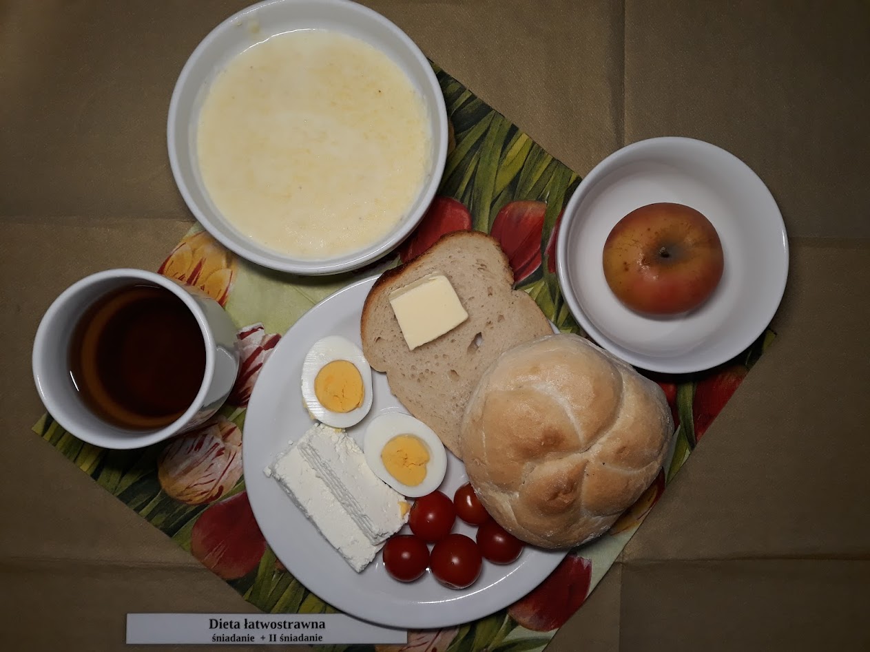Śniadanie dieta łatwostrawna