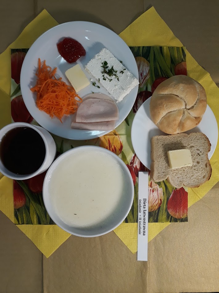 Śniadanie dieta łatwostrawna