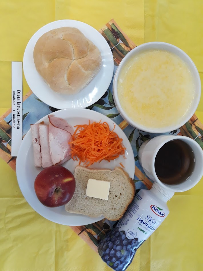 Śniadanie dieta łatwostrawna