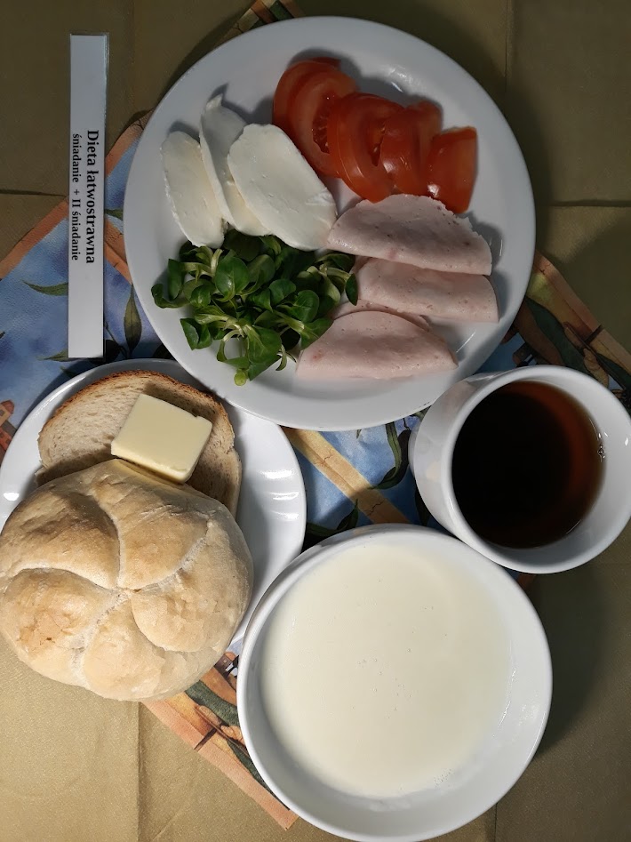 Śniadanie dieta łatwostrawna