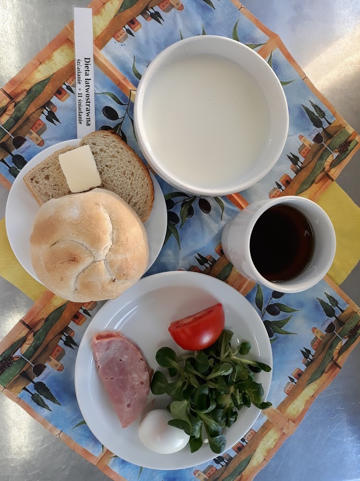 Śniadanie dieta łatwostrawna