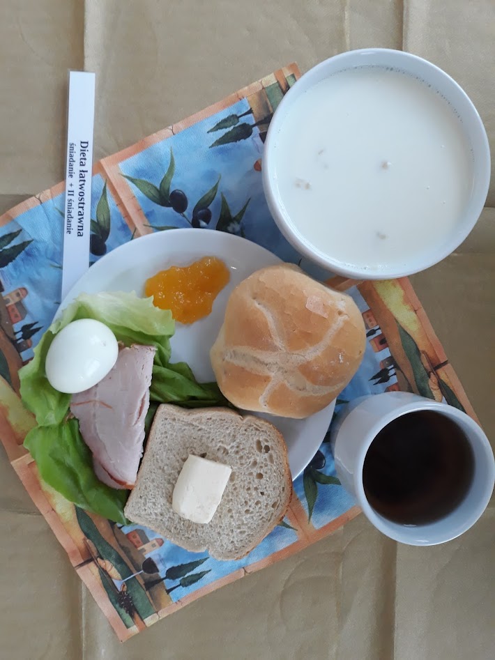 Śniadanie dieta łatwostrawna