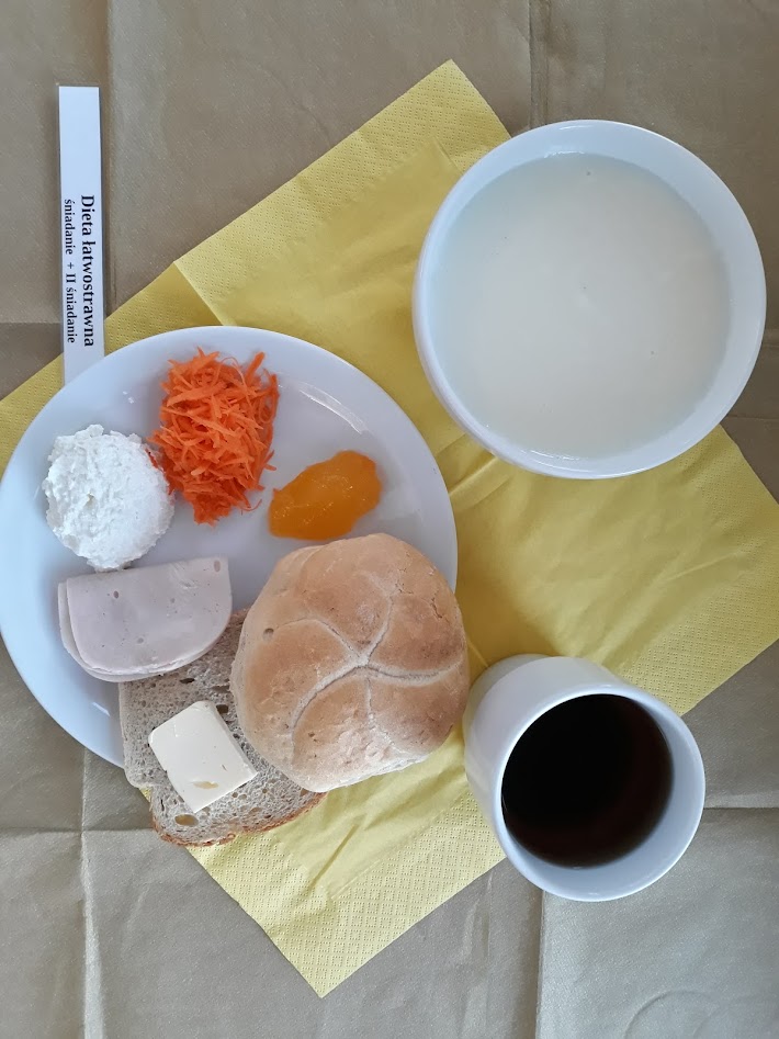 Śniadanie dieta łatwostrawna