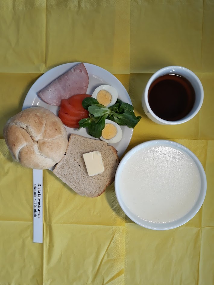 Śniadanie dieta łatwostrawna