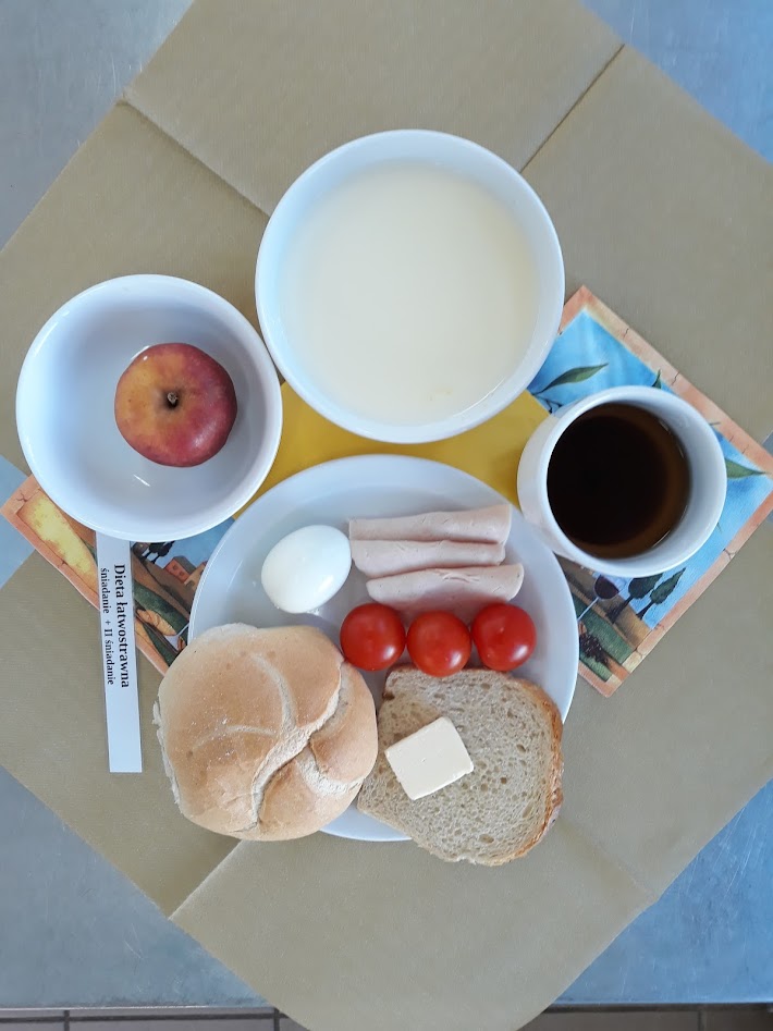 Śniadanie dieta łatwostrawna