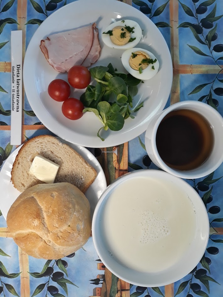 Śniadanie dieta łatwostrawna