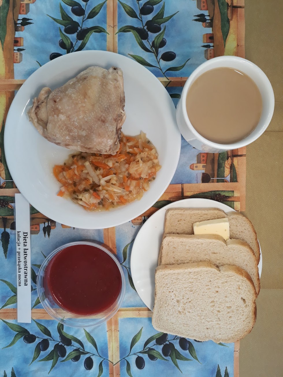 Kolacja dieta łatwostrawna