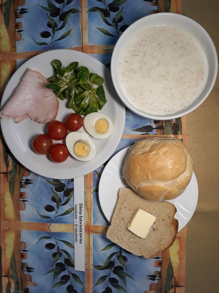 Śniadanie dieta łatwostrawna