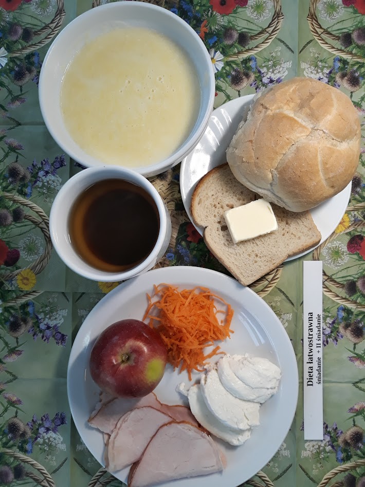 Śniadanie dieta łatwostrawna