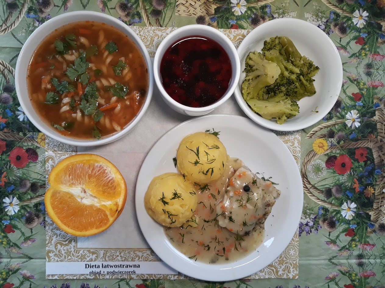 Obiad dieta łatwostrawna