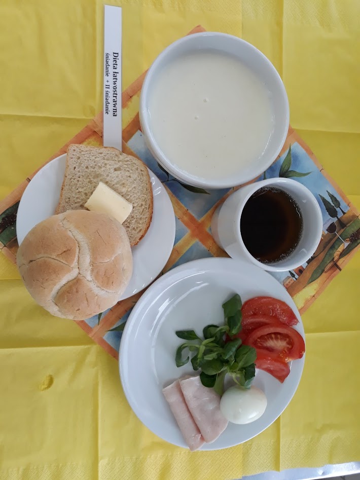 Śniadanie dieta łatwostrawna