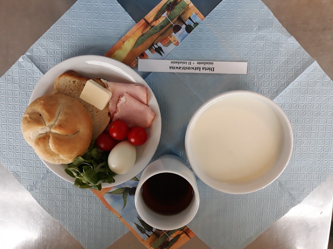 Śniadanie dieta łatwostrawna bogatobiałkowa