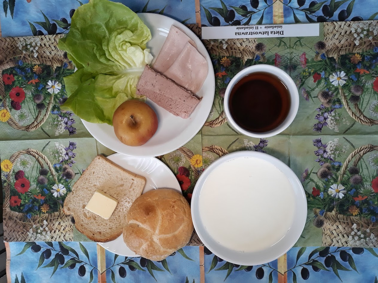 Śniadanie dieta łatwostrawna bogatobiałkowa