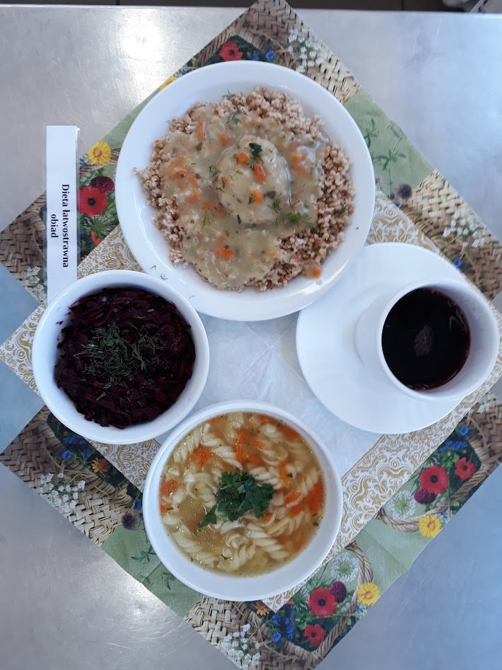 Obiad dieta łatwostrawna bogatobiałkowa