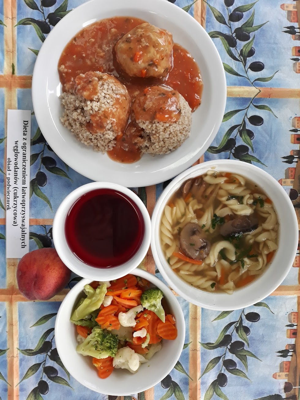 Obiad dieta łatwostrawna bogatobiałkowa