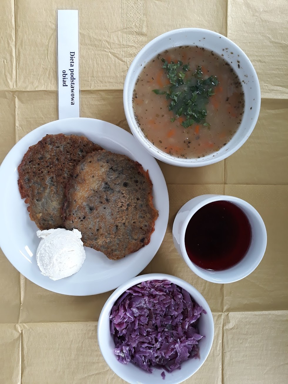 Obiad dieta podstawowa