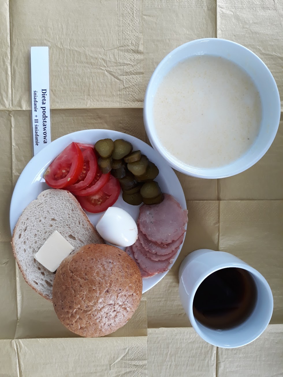 Śniadanie dieta podstawowa