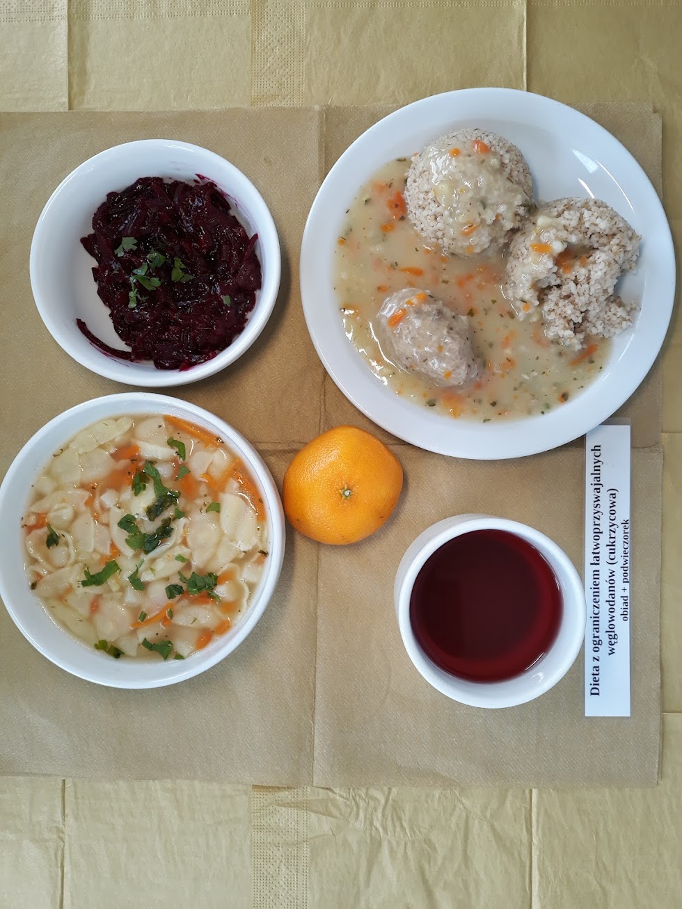 Obiad dieta cukrzycowa