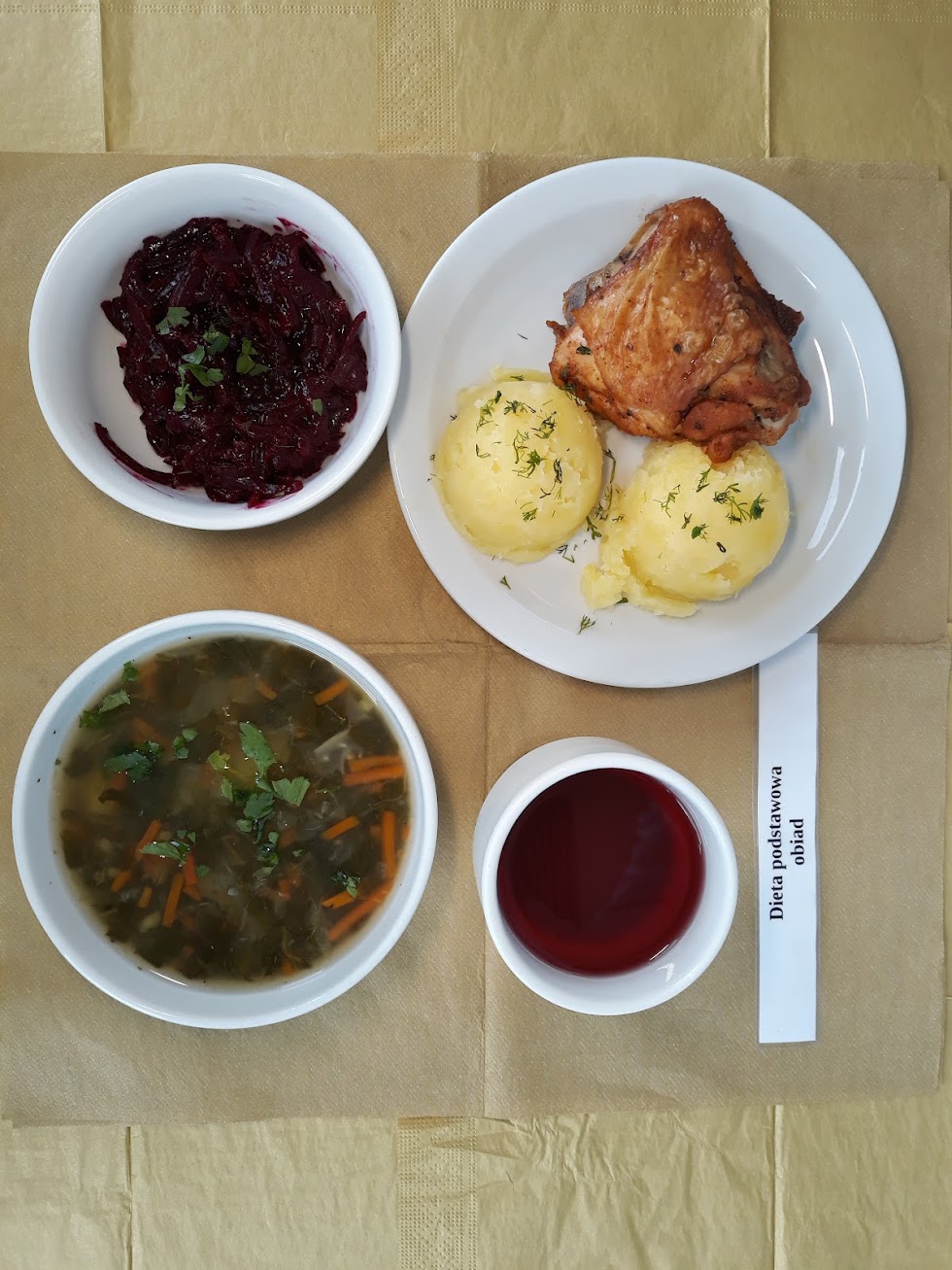 Obiad dieta podstawowa