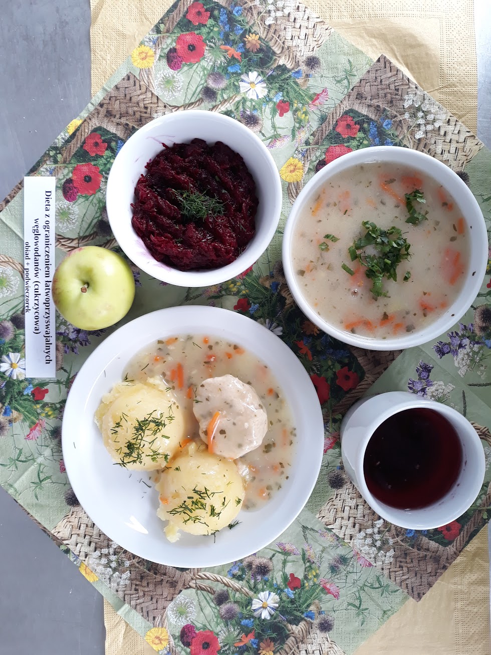 Obiad dieta cukrzycowa