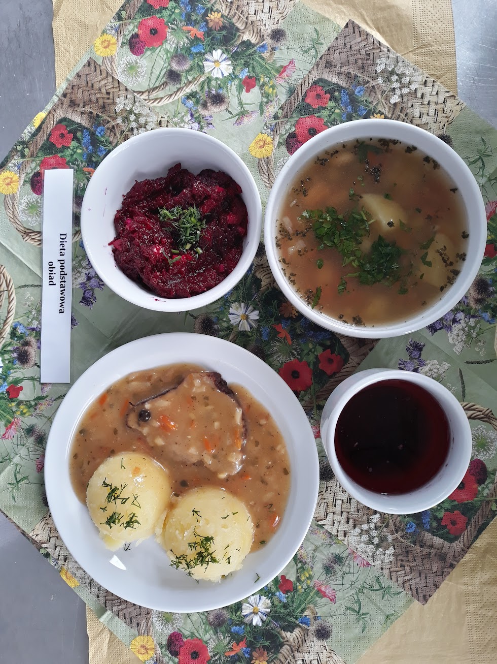 Obiad dieta podstawowa