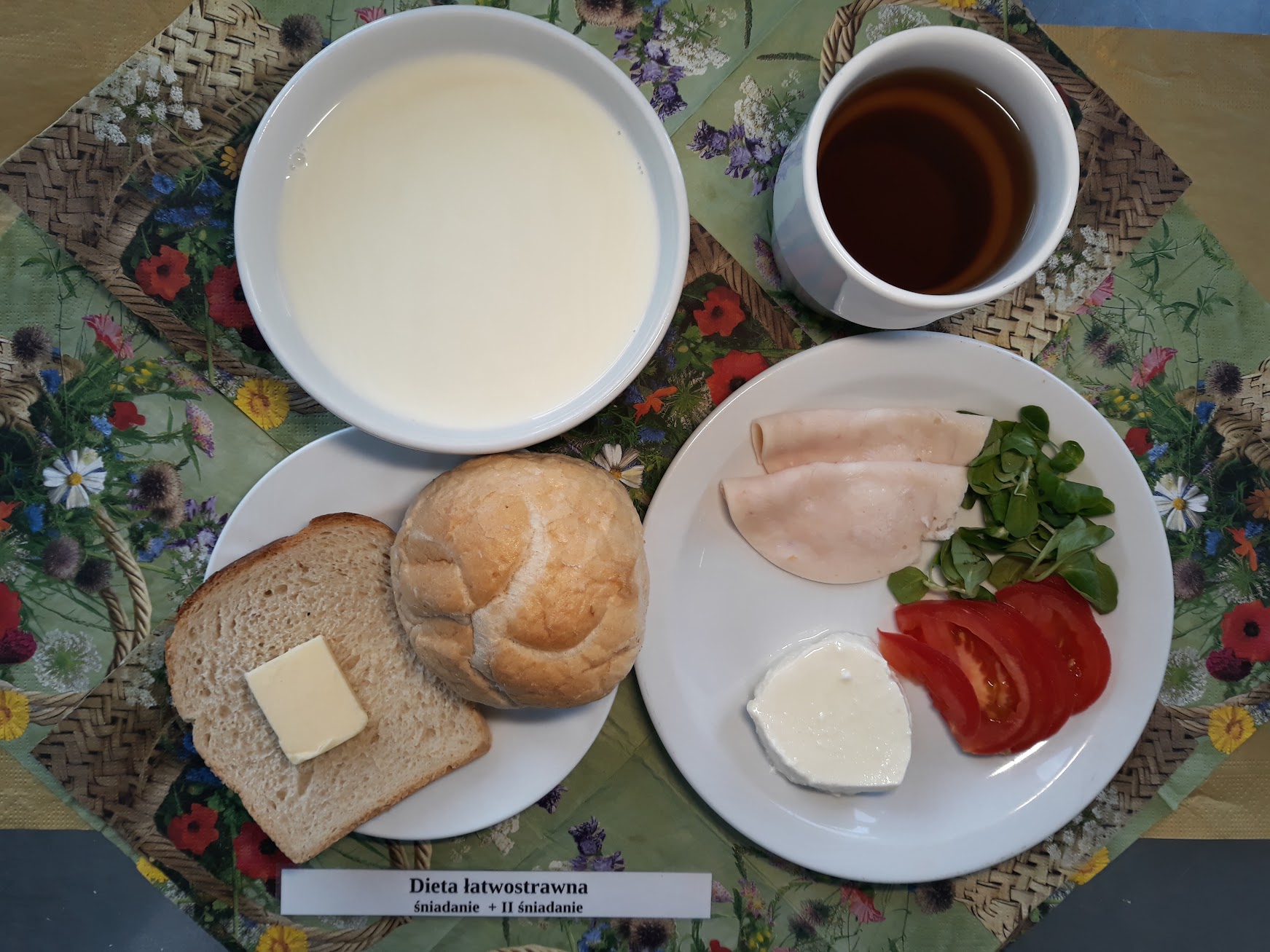 Śniadanie dieta łatwostrawna bogatobiałkowa