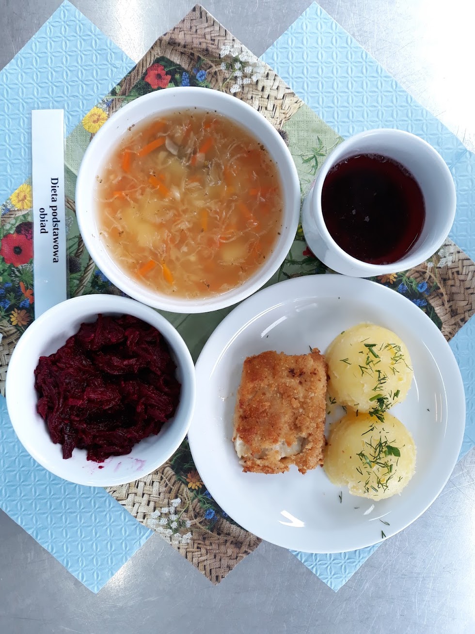 Obiad dieta podstawowa