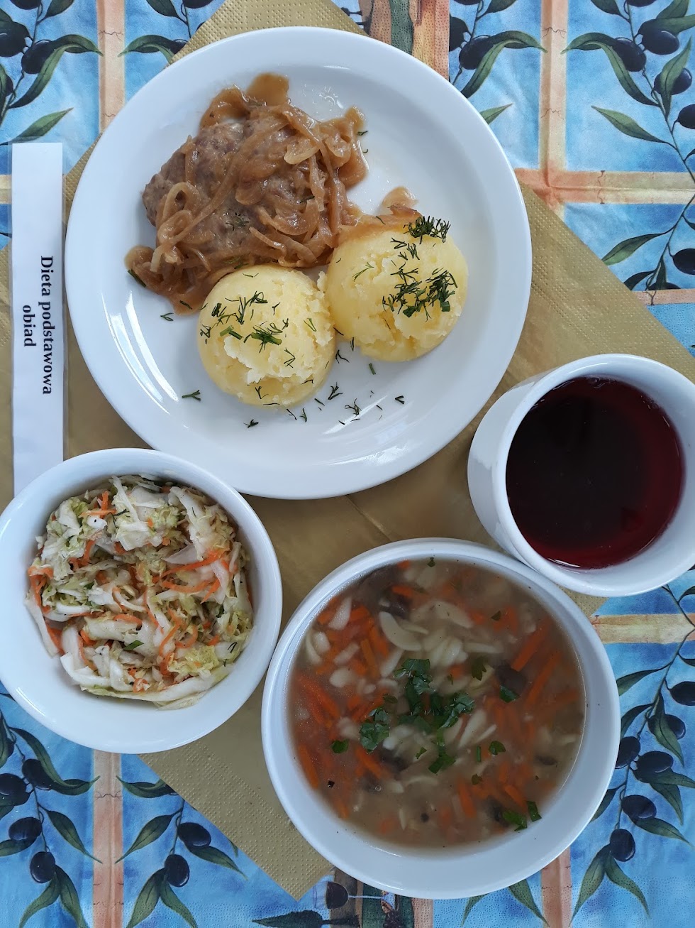 Obiad dieta podstawowa