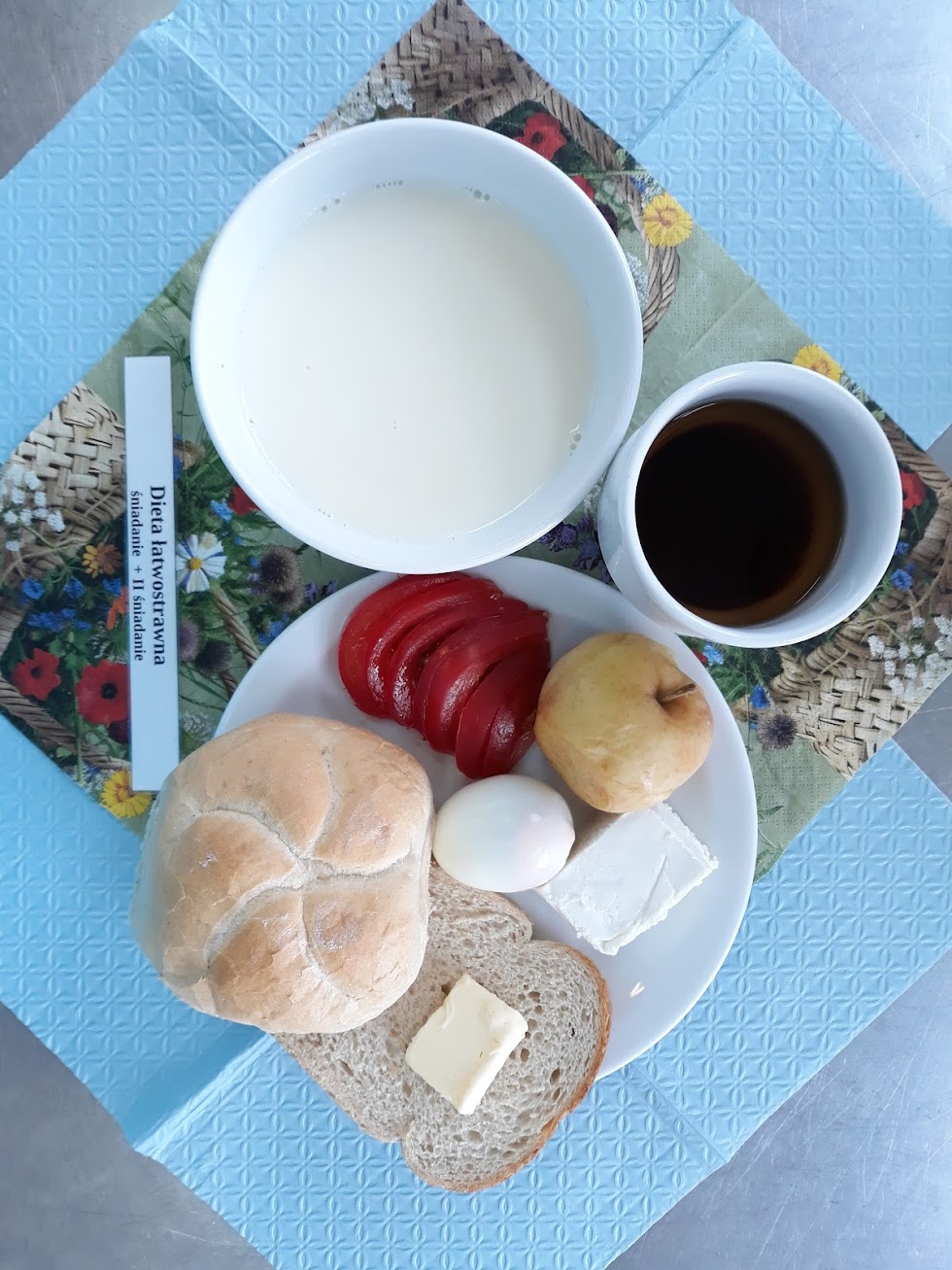 Śniadanie dieta łatwostrawna bogatobiałkowa