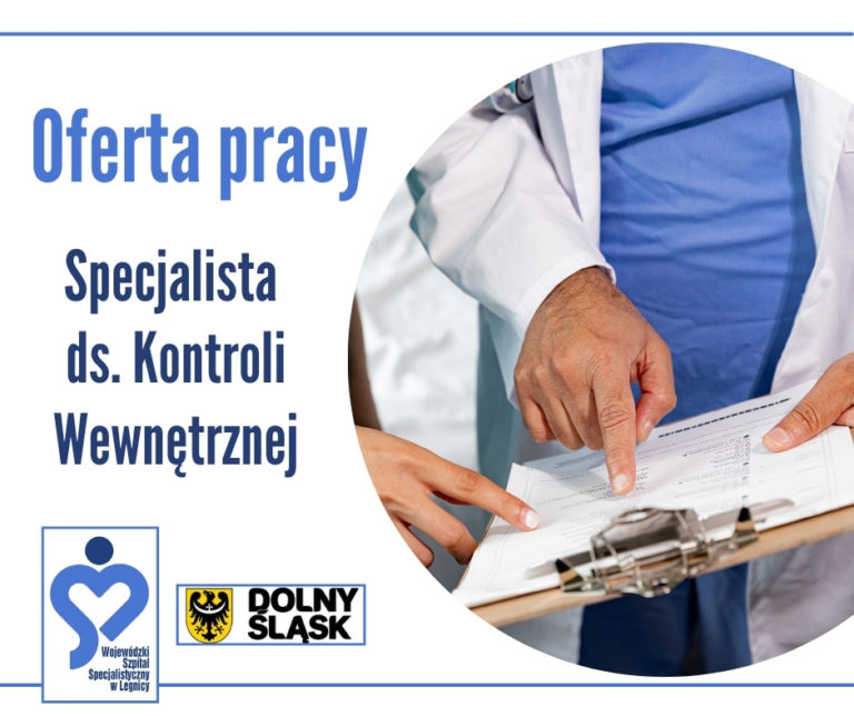 Zatrudnimy Specjalistę ds. Kontroli Wewnętrznej