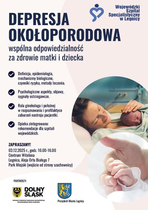 Depresja okołoporodowa - plakat